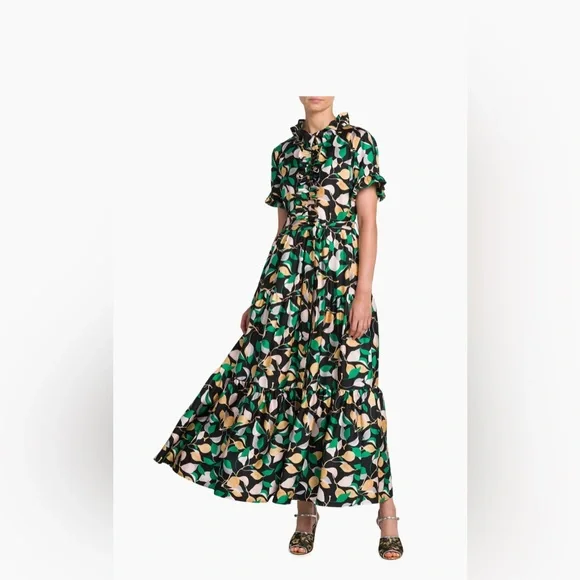 LA DoubleJ | Dresses | 70 La Doublej Long And Sassy Silk Tiered Maxi Dress  Size Xs | Poshmark